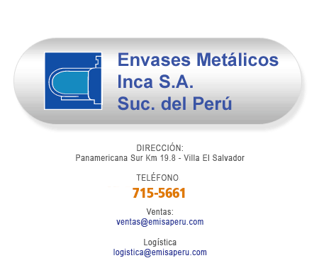 ENVASES METALICOS INCA S.A. SUCURSAL DEL PERU